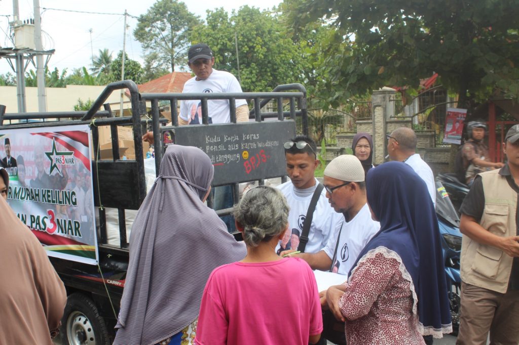 Relawan Ganjar Gelar Pasar Murah Keliling di Tebingtinggi dan Sergai