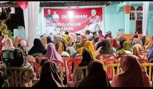 Relawan Karib Ganjar Deklarasi, Siap Menangkan Ganjar-Mahfud di Asahan