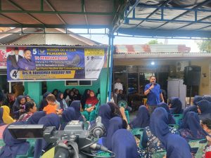Kampanye di Helvetia, Caleg DPR RI Rahudman Harahap Aktif Sapa Pendukungnya