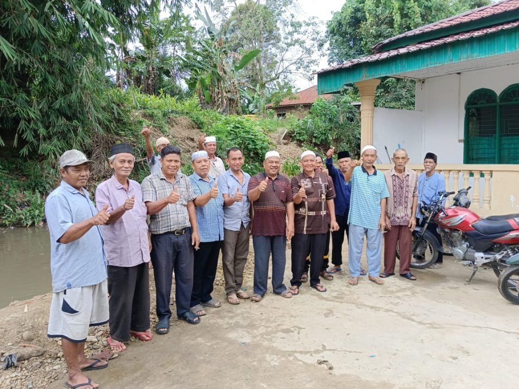 Masyarakat Lega, Setelah Normalisasi Sungai, Masjid di Pasar Sibuhuan tak lagi Terendam Banjir