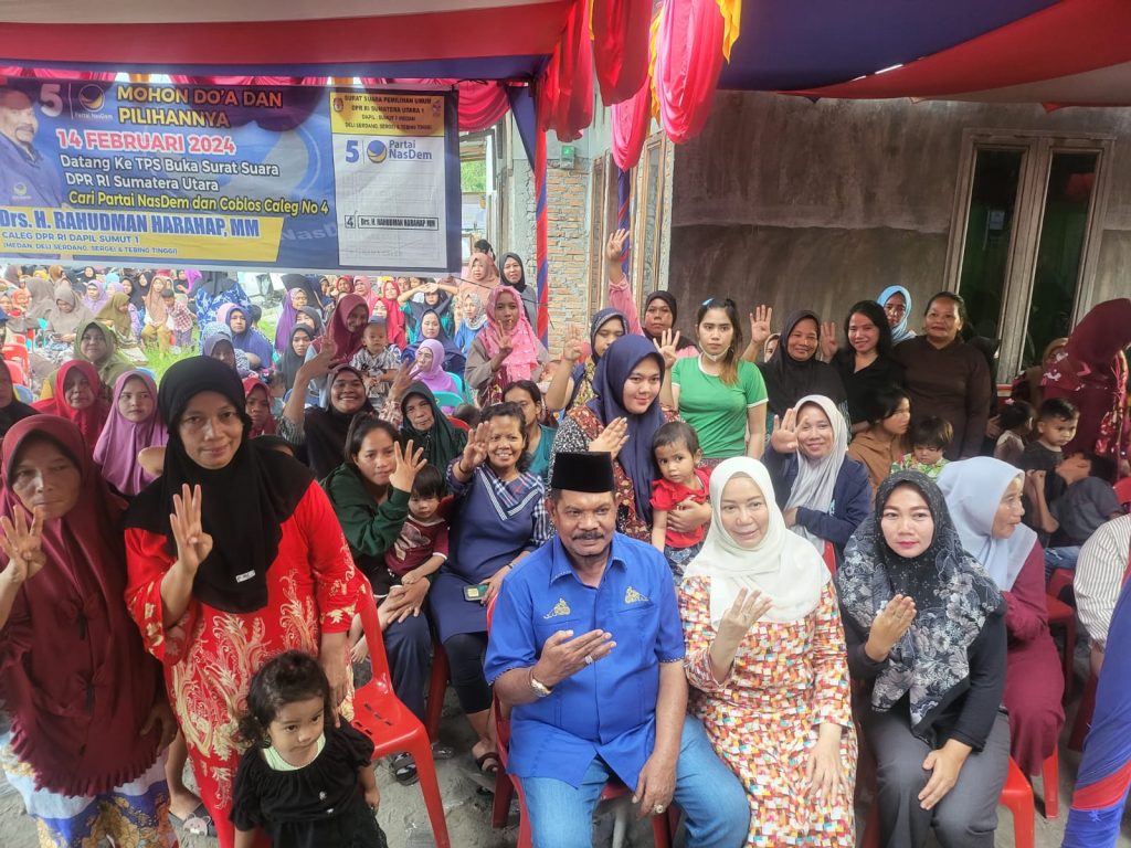 Rahudman Harahap Road Show Keadilan dan Kesetaraan di Kawasan Medan Utara