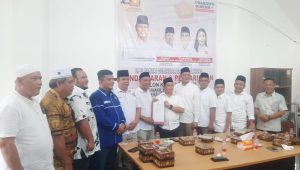 Tiga Ketua Parpol Antarkan  Putra Mahkota – Ahmad Fauzan Daftar ke Partai Gerindra Palas