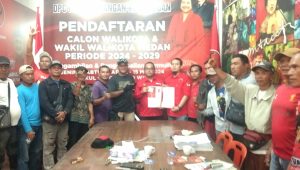 Penuhi Dukungan Wong Cilik, Rudy Hermanto Mendaftar Sebagai Balon Wakil Walikota Medan