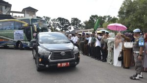 60 Jamaah Calhaj Asal Madina Diberangkatkan ke Asrama Haji Medan