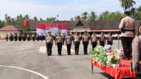 Kapolres Madina Bertindak sebagai Irup dalam Korps Raport Kenaikan Pangkat