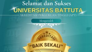 Universitas Batutta Raih Akreditasi ‘Baik Sekali’ dari BAN-PT