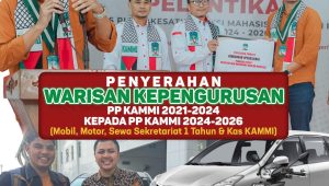 Pelantikan PP KAMMI 2024-2026: Zaky A. Rivai Serahkan Mobil Operasional, KAMMI Sumut Apresiasi dan Anggap Sebagai Teladan