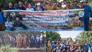 Dinas LHK dan Dinkes Deliserdang Berkolaborasi Sosialisasikan Kesehatan dalam Aksi Bersih Sungai