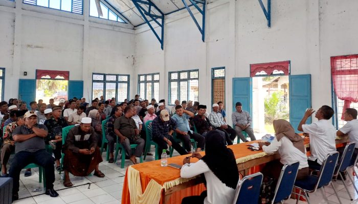 Pemerintah Kecamatan Hutabargot Sosialisasikan Perubahan UU Kepala Desa dan BPD Nomor 3 Tahun 2024
