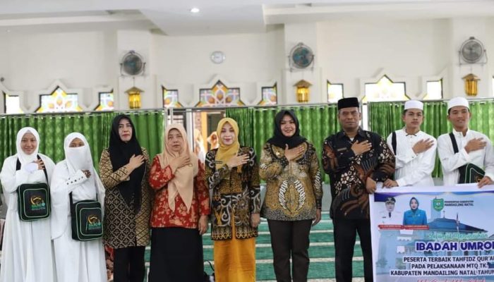 Pemkab Madina Berangkatkan Umroh Peserta MTQ ke-23 Tingkat Kabupaten