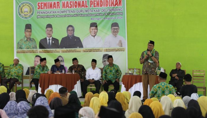 Diberi Gelar Bapak IGDT Deliserdang, Asri Ludin Tambunan: Pendidikan Agama Perlu Ditanamkan Sejak Dini