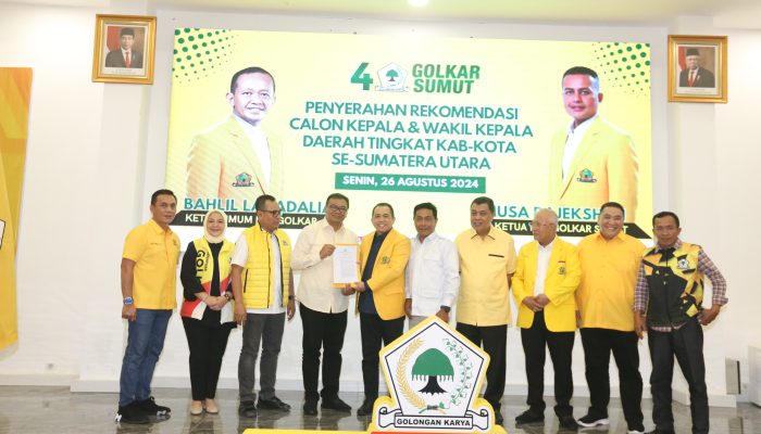 Asri Ludin Tambunan-Lom Lom Terima Rekomendasi B1 KWK dari Golkar dan Gerindra