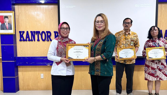 Kantor Pertanahan Simalungun Raih Peringkat Pertama Tiga Kategori Penghargaan Utama dari KPPN