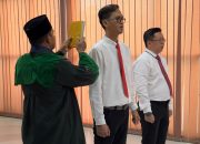 Kakanwil BPN Sumatera Utara Lantik 2 Penilai Pertanahan, Tekankan Junjung Tinggi Kepatuhan Hukum dan Profesionalisme