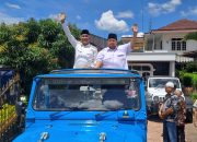 Pasangan Harun-Ichwan Daftar ke KPU Madina Diantar Ribuan Pendukungnya