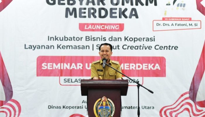 Pj Gubernur Sumut Agus Fatoni Resmikan Sumut Creative Center, Dorong UMKM Manfaatkan Peluang PON XXI