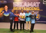 Tim Voli Kanwil BPN Sumut Ikuti Turnamen Voli BPN Cup 2024 di Regional Batam