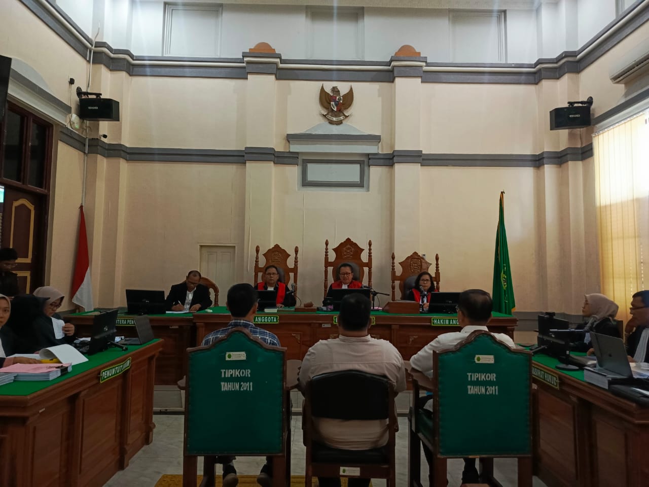 Kadis BMBK Sumut jalani sidang perdana di PN Medan