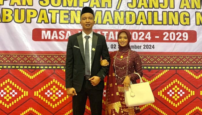 Kepala Sekretariat PKB Sumut Muslim Pulungan Dilantik sebagai Anggota DPRD Madina Periode 2024 – 2029