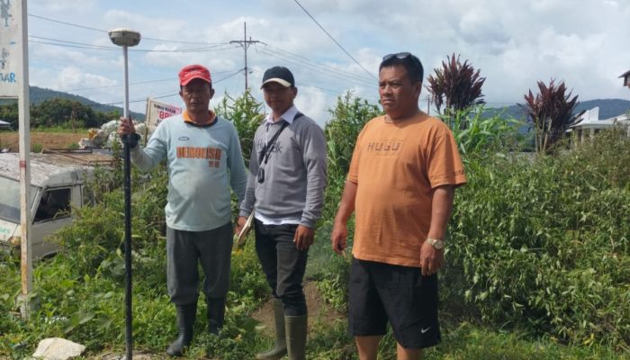 Kantor Pertanahan Kabupaten Simalungun Lakukan Pengukuran Redistribusi Tanah di Lima Nagori