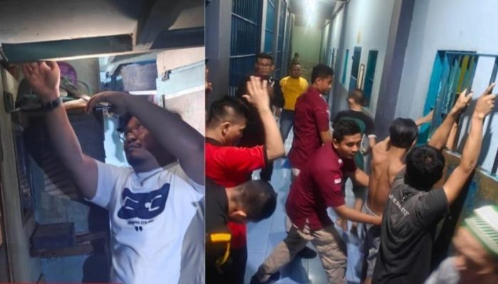 Cegah Gangguan Kamtib dan Pastikan Bebas Halinar, Lapas I Medan Gelar Razia Dadakan