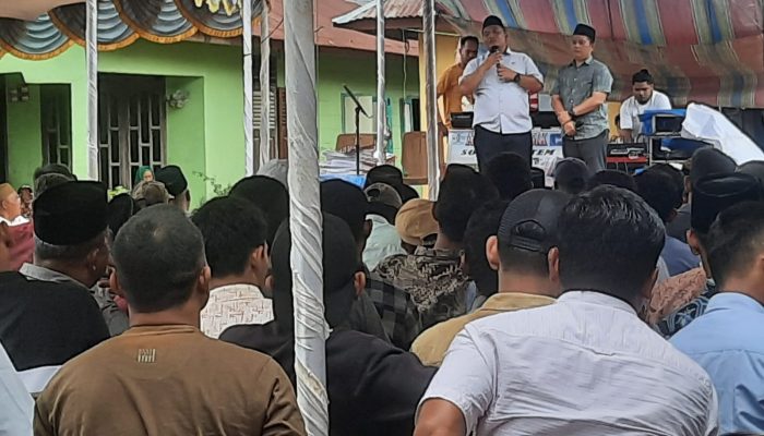 Ratusan Warga Barumun Baru Solid Dukung Putra Mahkota Alam Hasibuan