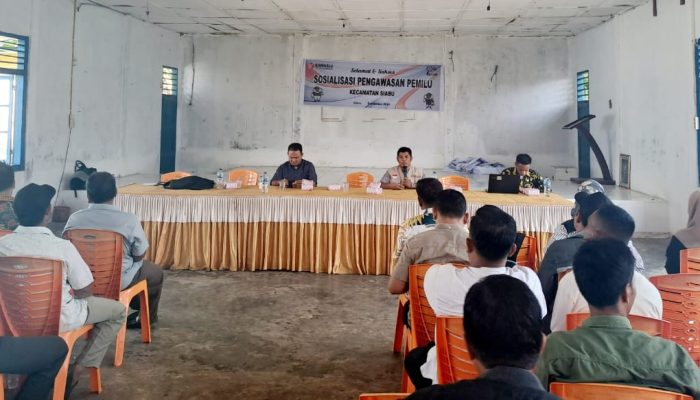 Panwascam Siabu Gelar Sosialisasi Pengawasan Pemilukada 2024