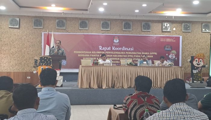 KPUD Madina Gelar Rapat Koordinasi Pembentukan KPPS untuk Pemilukada 2024