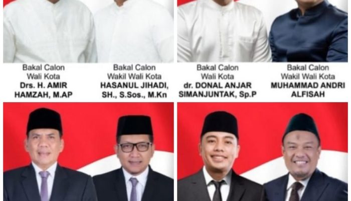 KPU Binjai Resmi Tetapkan Empat Pasangan Calon dalam Pilkada Serentak 2024