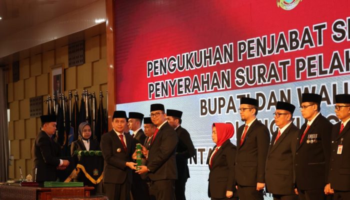 Kadishub Sumut Agustinus Panjaitan Dikukuhkan Sebagai Pjs Bupati Toba