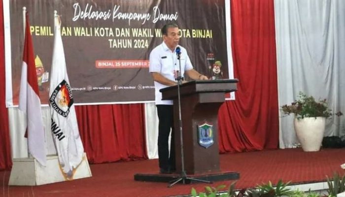 Sekdako Binjai Tekankan Persatuan dan Demokrasi dalam Deklarasi Pilkada Damai