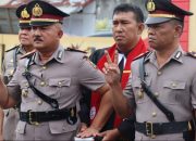 Hans Silalahi dan Ramses Butarbutar Ucapkan Selamat kepada Kapolsek Pagar Merbau IPTU Ronald Sihite