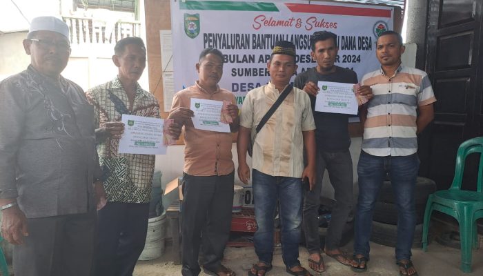 Pemerintah Desa Mompang Julu Salurkan BLT Dana Desa April-Desember 2024