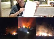 Kebun Sawit KTS Makmur Dibakar OTK Pasca Laporan Penyerobotan Lahan