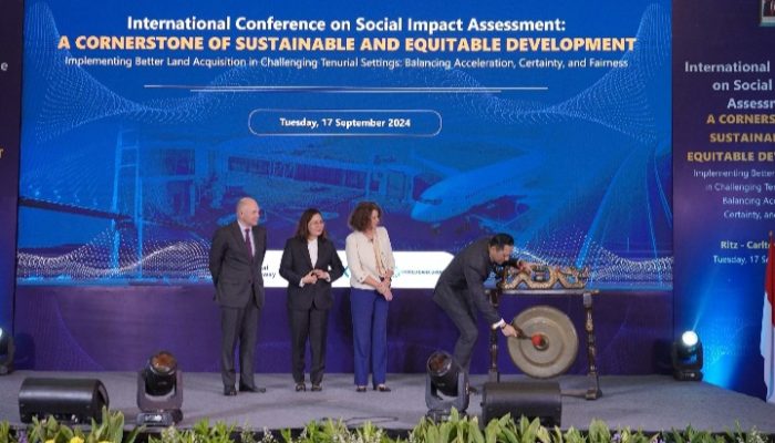 Buka Konferensi Internasional Penilaian Dampak Sosial, Menteri AHY Tekankan Pengadaan Tanah Harus Utamakan Keadilan