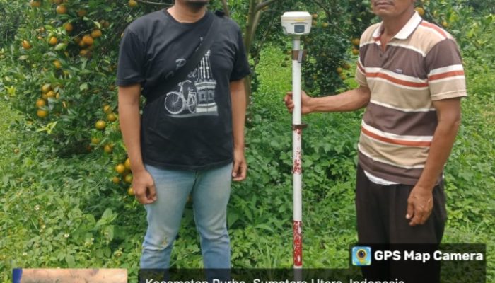 Kantor Pertanahan Simalungun Lakukan Pengukuran Redistribusi Tanah di Nagori Jawa Tongah