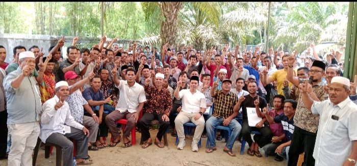 Ratusan Warga Sosa Julu Nyatakan Dukungan untuk Pemimpin Baru di Padanglawas