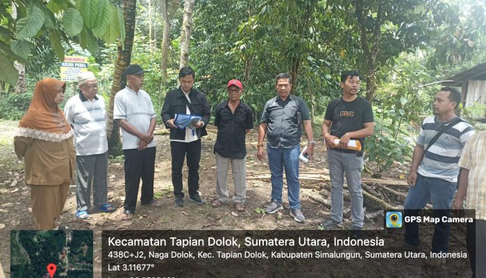Kantor Pertanahan Simalungun Lakukan Pengecekan Lapangan Terkait SHM 129/Pem. Dolok Kahean
