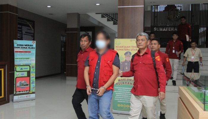 Kejati Sumut Tahan Tersangka Korupsi Pengembangan Railink Station Kualanamu, Rugikan Negara Rp 5,7 Miliar