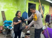 Kapolres Binjai Berikan Bantuan untuk Warga Terdampak Banjir di Sei Bangkatan