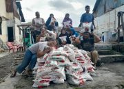 Ketua DPC PKN Kota Binjai Salurkan Bantuan Beras untuk Korban Banjir