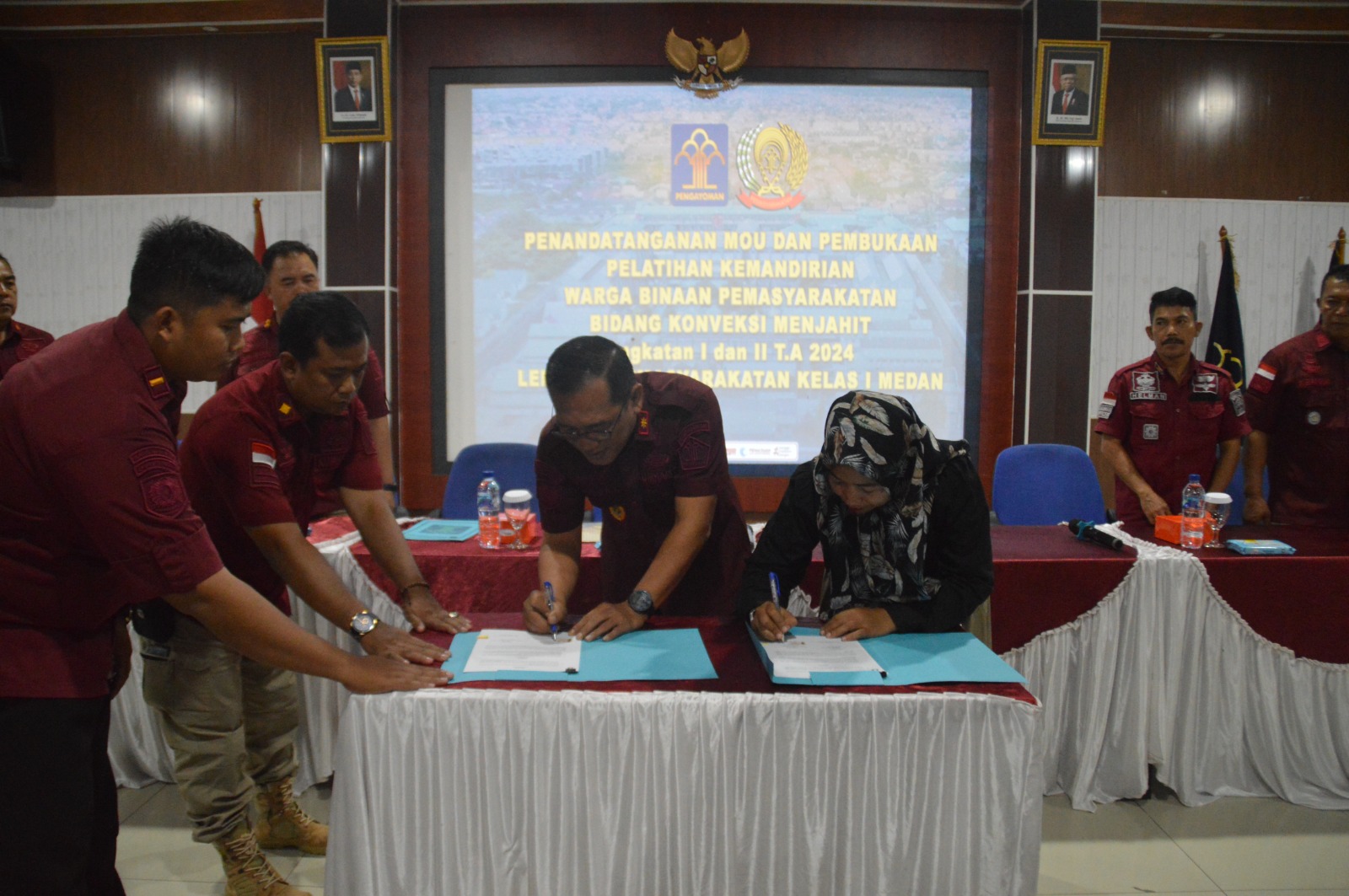 Lapas Medan gandeng Lembaga kursus