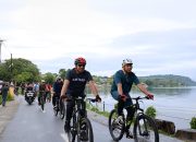 Pjs Bupati Toba dan Forkopimda Gowes Bersama, Pastikan Situasi Kondusif Jelang Pilkada 2024