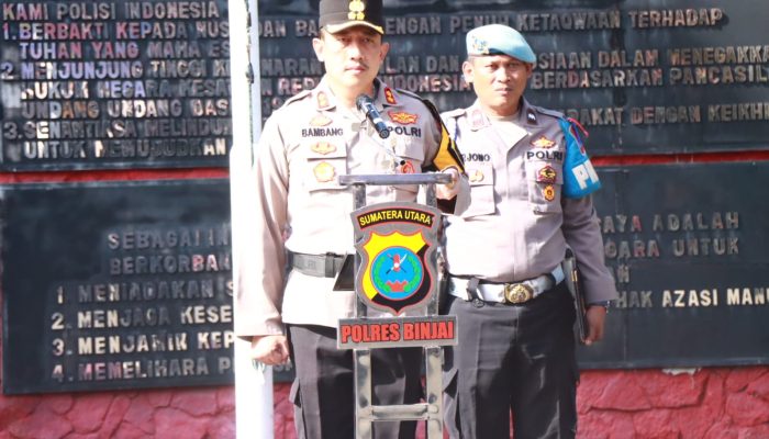 Polres Binjai Gelar Apel Pasukan Operasi Zebra Toba 2024 Bersama Instansi Terkait