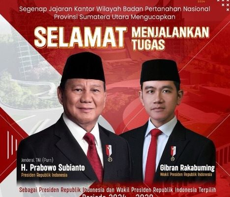 Kantah Simalungun Ucapkan Selamat kepada Prabowo – Gibran Sebagai Presiden dan Wakil Presiden RI