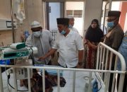 Calon Bupati Putra Mahkota Alam Bantu Pasien Anak di RSUD Sibuhuan