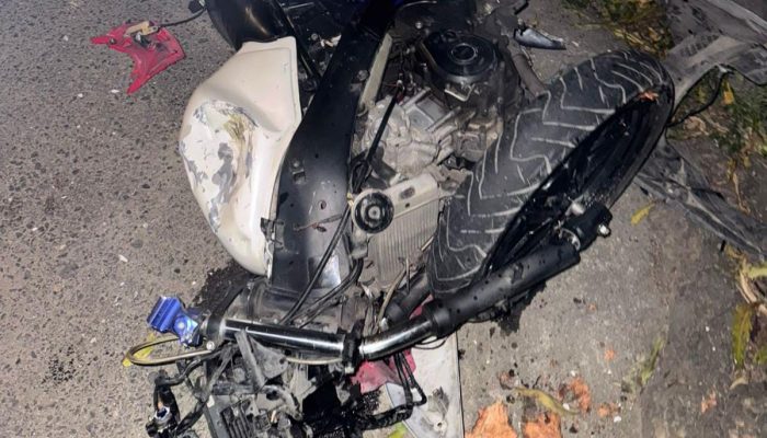 Pengendara Sepeda Motor Tewas di Tempat Usai Tabrak Tiang di Padangsidimpuan