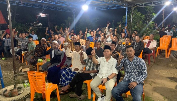 Disambut Ratusan Warga Aliaga II, Putra Mahkota Alam Tegaskan Komitmen Membangun Padanglawas