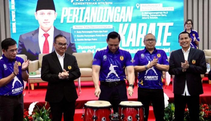 Menteri AHY Buka Kejuaraan Karate Hantaru 2024; Tumbuhkan Rasa Percaya Diri