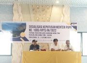 Kantor Pertanahan Simalungun Hadiri Sosialisasi Penetapan Garis Sempadan Danau Toba